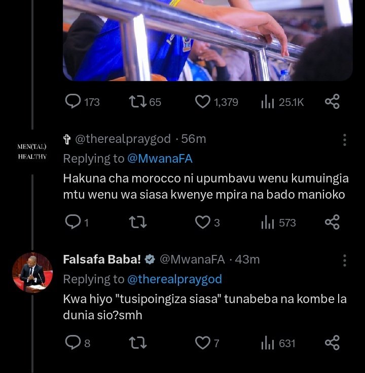 spana_Konki's tweet photo. Mlisema hapa Mheshimiwa anatakiwa ajibiweje?? 😂😂😂 #WednesdayVAR https://t.co/smKn95qlk9