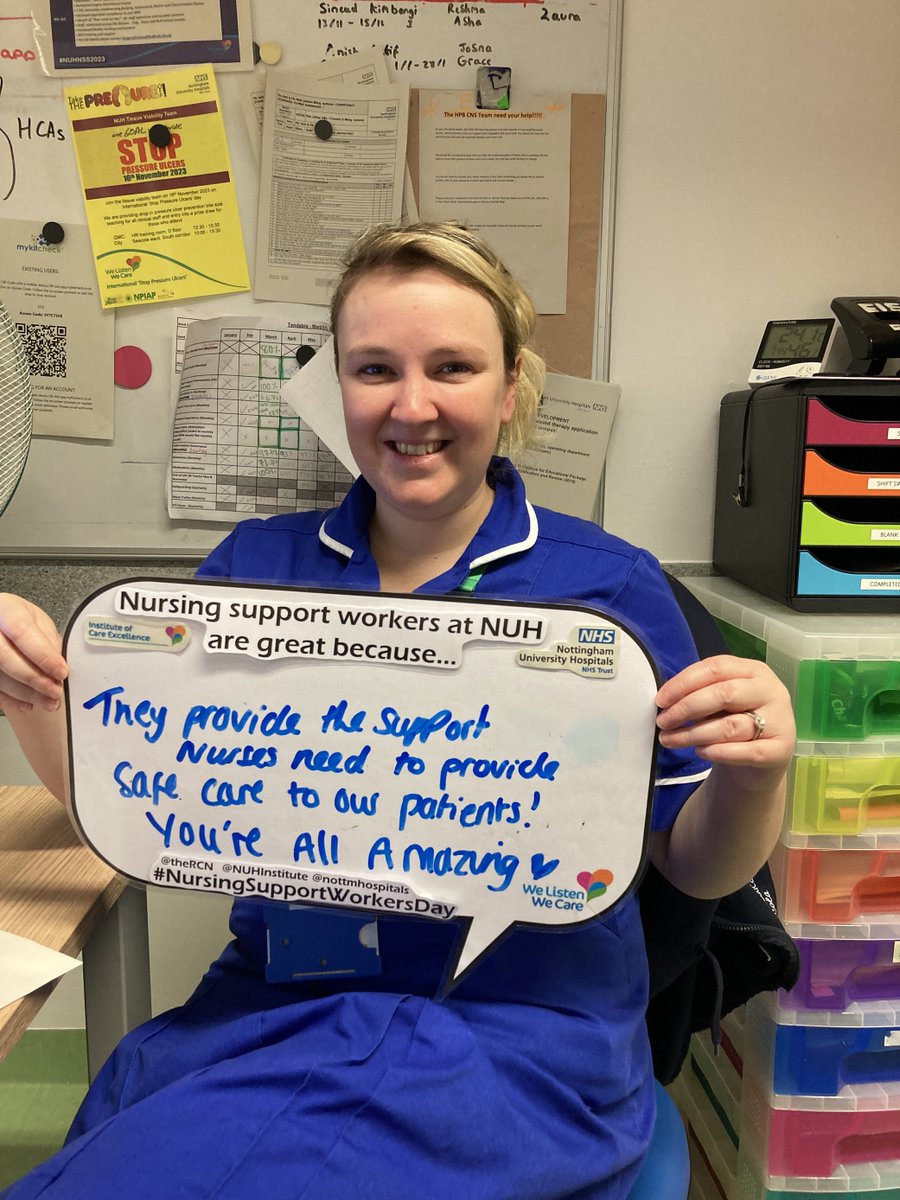 🎉Today is Nursing Support Worker Day! Here is what some of our @TeamNUH staff have to say about our Nursing Support Worker colleagues on their day: #NursingSupportWorkersDay @theRCN @RCNEastMids @widerworkforce