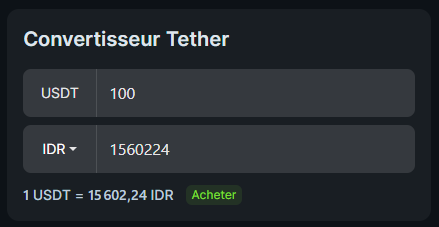 DocMarmott's tweet photo. 1⃣ se créer un wallet parce que #NotYourKeyNotYourCoin
2⃣ Déposer 100 $USDT dessus, fonctionne aussi avec $TUSD $USDC et bien d'autres crypto
3⃣ Attention c'est là le gros de l'opération 🥁
... afficher votre solde en Indonesian Rupiah (IDR)
4⃣ 🫣CZ effect😅t'es Millionnaire🥳 https://t.co/ymZp4U0Cah