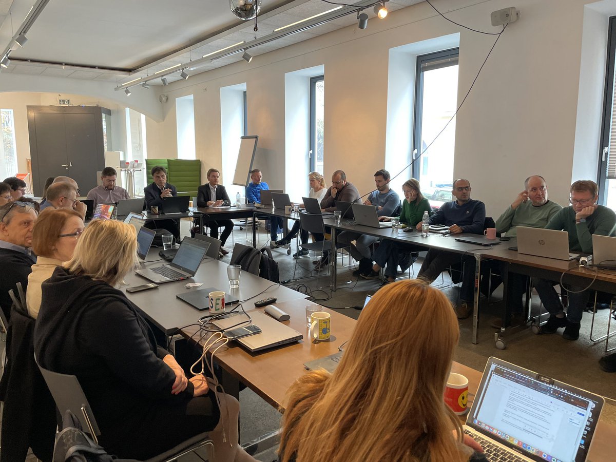 timepac's tweet photo. After a successful #TIMEPAC2023 workshop, our partners are now meeting to review local engagement activities in the 6 verification scenarios 🇦🇹🇮🇹🇪🇸🇭🇷🇨🇾🇸🇮 and discuss the planning of the last phase of the project. #EPC #EBPD https://t.co/iVUpW4dA5Y