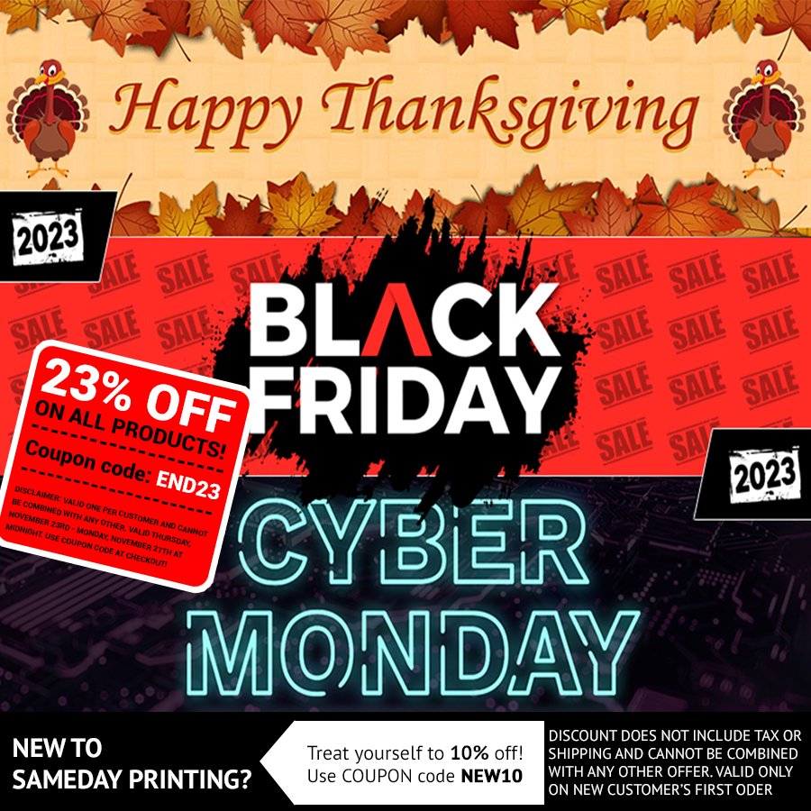 SameDayPrinting's tweet photo. Happy Thanksgiving! https://t.co/QMXY1T7raK