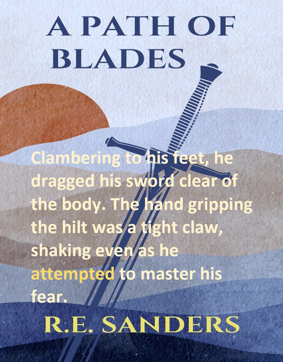 Book Quote Wednesday - the word is 'attempt'. Here's a quote from A Path of Blades (link in reply). #bookqw