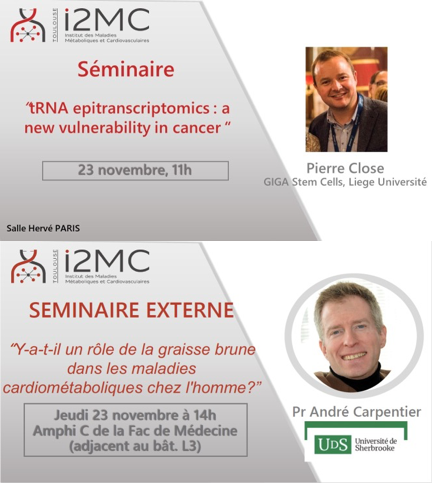 I2mcT's tweet photo. Two seminars tomorrow !! Pay attention to go to the right room 😀 (see below). https://t.co/WgRGOCGH2q