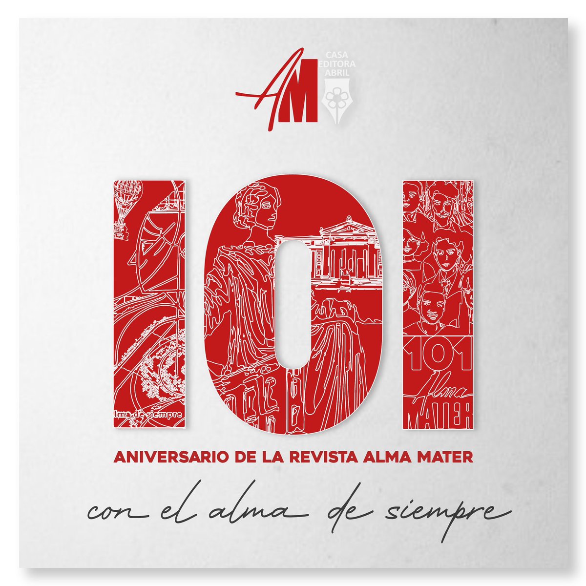 ❤️🏛️🗞️ La revista joven más antigua de Cuba cumple 101 años. Siempre será motivo de orgullo su irreverencia y su compromiso con intentar contar el país y la Universidad que reclaman los tiempos. Felicidades al #TeamAlmamatero.
🎉🎉🎉🎉

#CasaEditoraAbril #AbrilCelebra