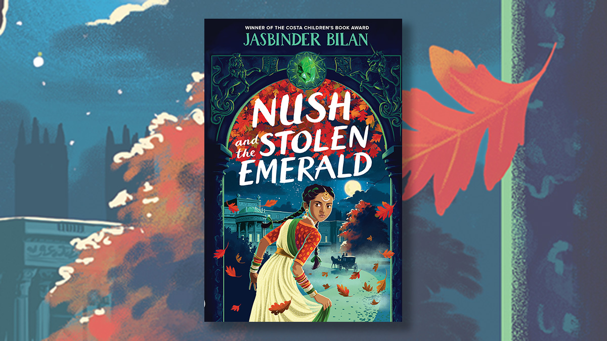 ⭐ We're SO excited to host the cover reveal for @jasinbath's new book! ⭐

#NushAndTheStolenEmerald is a wonderful historical novel set in the Victorian period, coming from @chickenhsebooks in May.

This fab cover is designed by @SteveWellsArt and illustrated by David Dean!