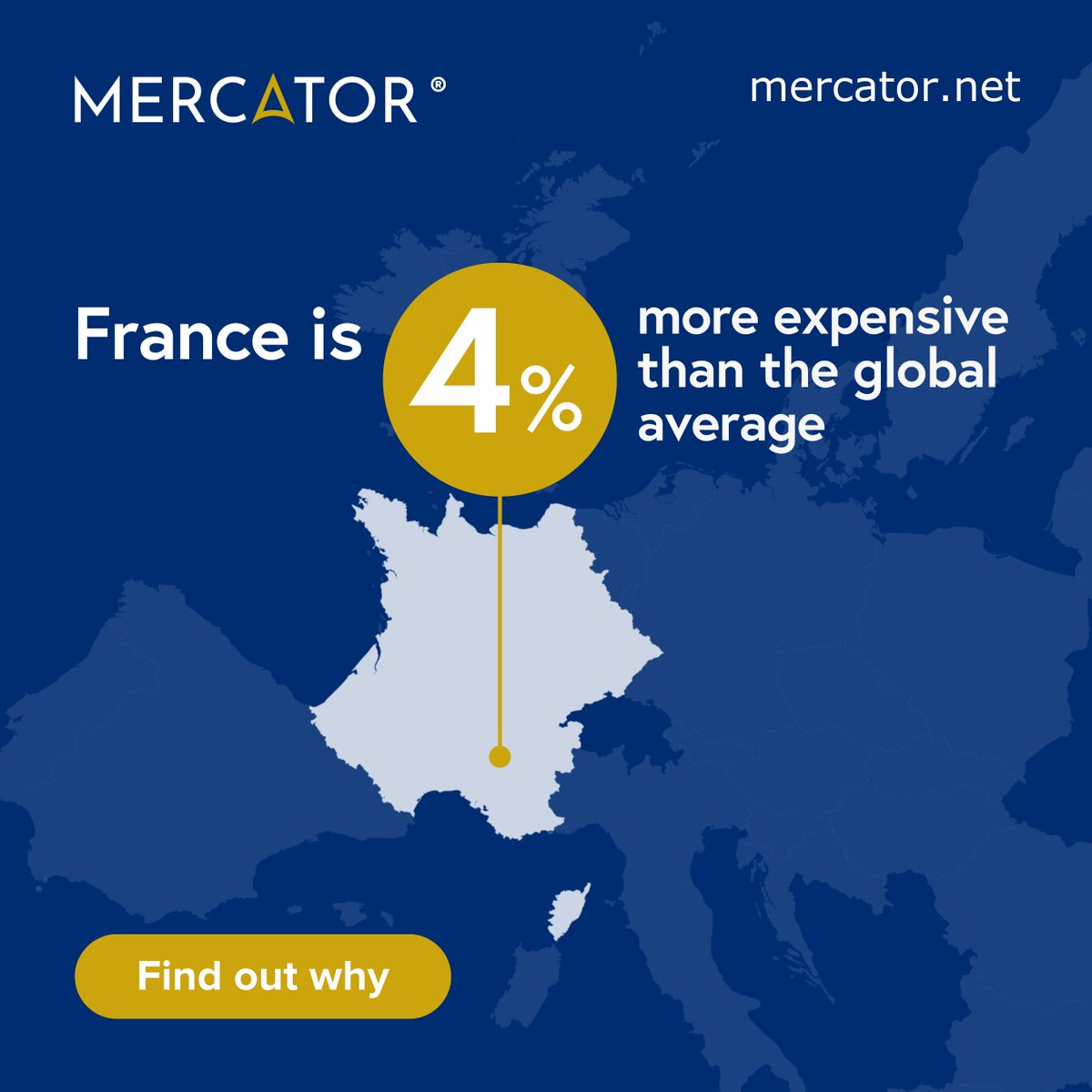 MercatorbyCitco's tweet image. Our data shows #France is 4% more expensive than the combined overall average for 180 #jurisdictions worldwide.

Read our France #EntityPortfolioManagement: Special Report to find out why: bit.ly/47JcB0L