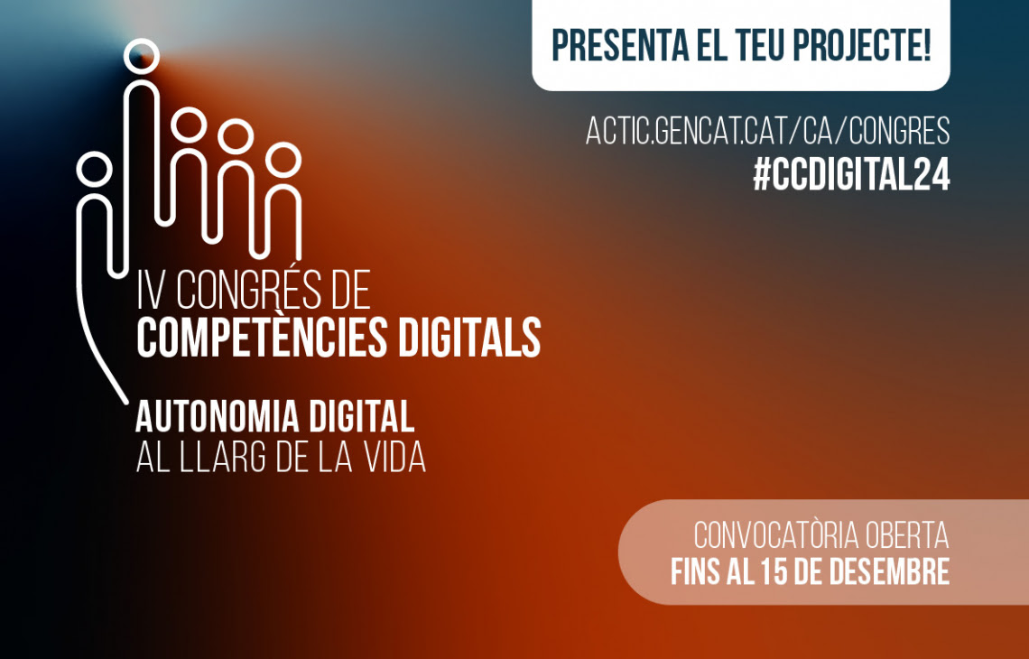 📢 Vols presentar el teu projecte al IV Congrés de Competències Digitals que es farà el 10 d'abril? Convocatòria oberta fins el 15 de desembre #ccdigital24 @SEiXarxes 👇👇
serveiseducatius.xtec.cat/baixemporda/ge…
