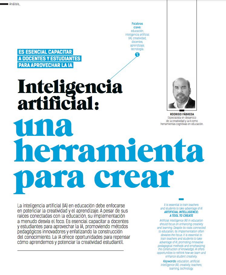 Exploramos el significado de la #InteligenciaArtificial (IA) en la educación. Únanse a la reflexión con <a href="/revistatelos/">Revista Telos</a>, donde encontrarán 17 artículos sobre distintos aspectos de la IA🙌Una valiosa contribución para aprender más sobre esta #tecnología👉 fundacioncruzando.org