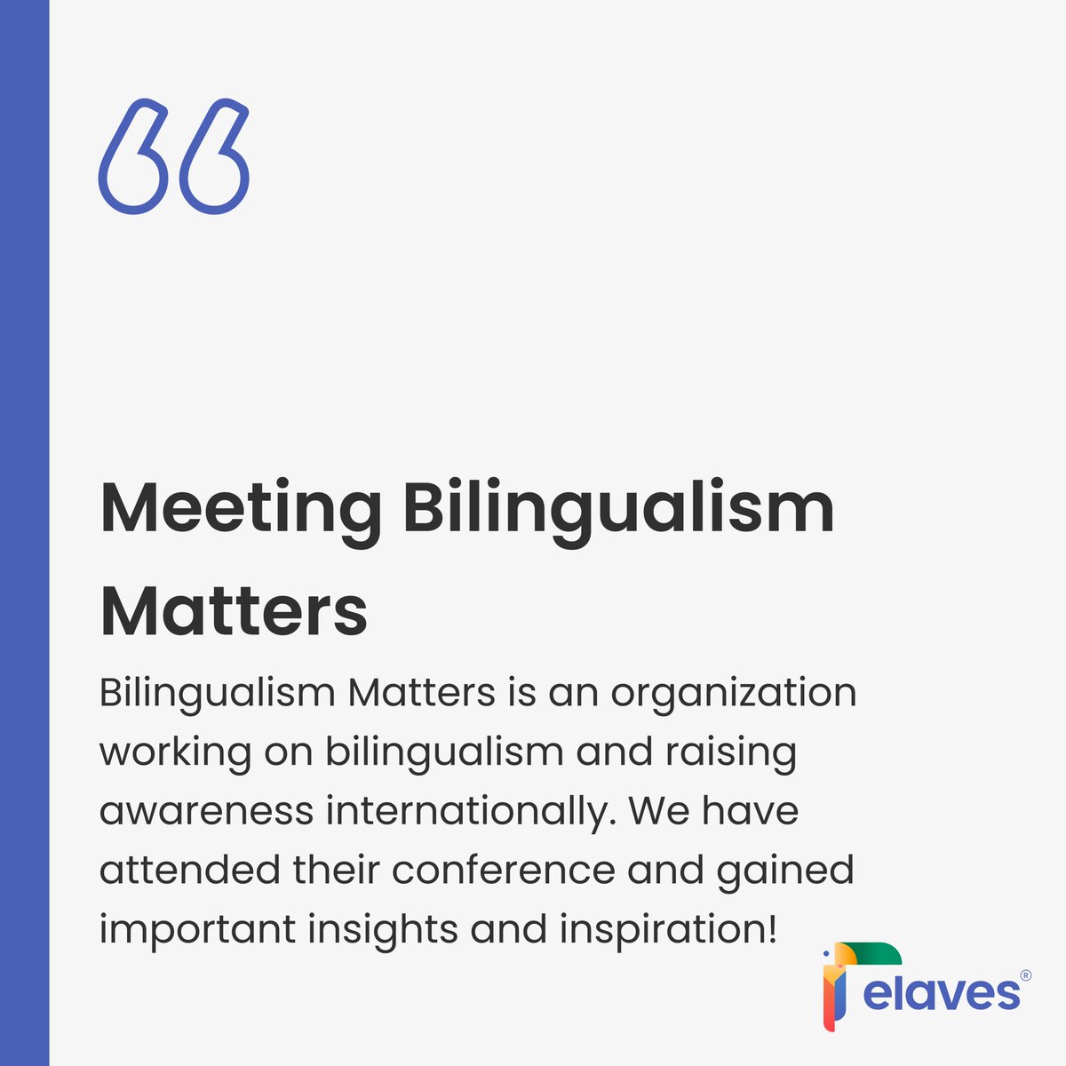Thrilled to have attended and met the Bilingualism Matters ! We have gained invaluable insights and inspiration, reinforcing our commitment to bilingualism.

For medium article; 
medium.com/@elaves/meetin…

Türkçe makale için;
medium.com/@elaves/biling…