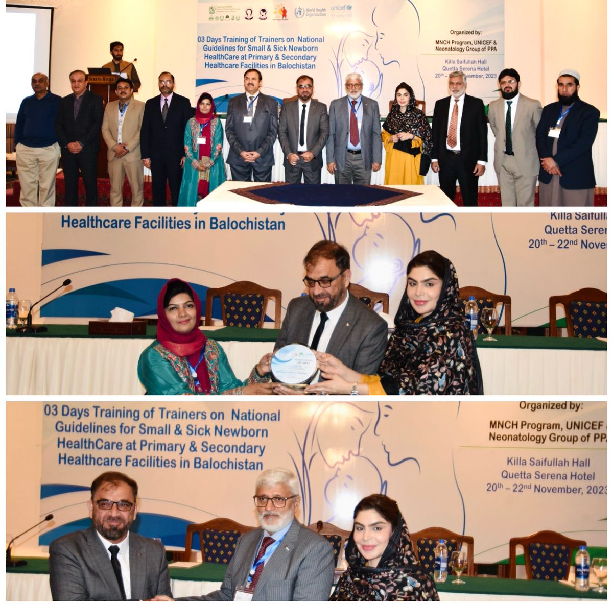 Dr. Gul Sabeen Azam Ghorezai (@drgulsabeenaza1) on Twitter photo Unfortunately, Balochistan has the highest NMR (34/ 1000 live births). Today, MNCH Prog did closing of the “first ever” training on Small& Sick Newborn Care in Balochistan supported by unicef & PPA <a href="/HealthDepartme5/">Health Department, GoB</a> <a href="/CMOBalochistan/">Chief Minister's Office Balochistan</a> <a href="/cs_balochistan/">Chief Secretary Balochistan</a> Unfortunately, Balochistan has the highest NMR (34/ 1000 live births). Today, MNCH Prog did closing of the “first ever” training on Small& Sick Newborn Care in Balochistan supported by unicef & PPA <a href="/HealthDepartme5/">Health Department, GoB</a> <a href="/CMOBalochistan/">Chief Minister's Office Balochistan</a> <a href="/cs_balochistan/">Chief Secretary Balochistan</a>