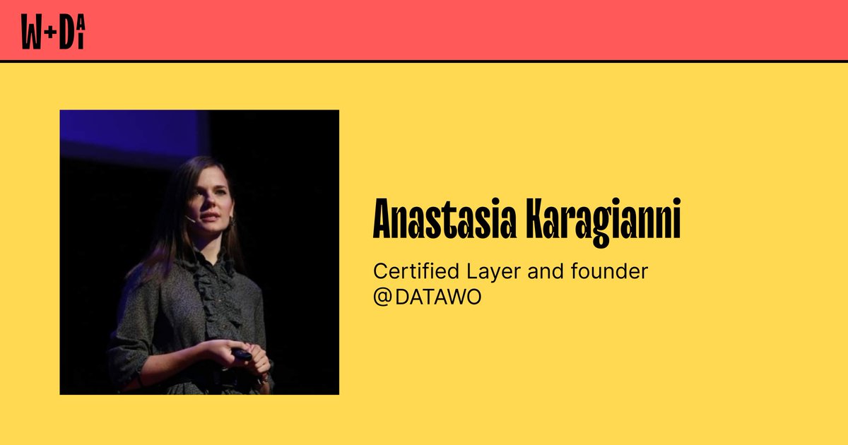 📷 Meet Anastasia Karagianni, our digital rights advocate, at #WDAI2024. Get ready for an inspiring journey into tech and law! 📷 #DigitalRights #TechInnovation  women-in-data-ai.tech/speakers/anast…