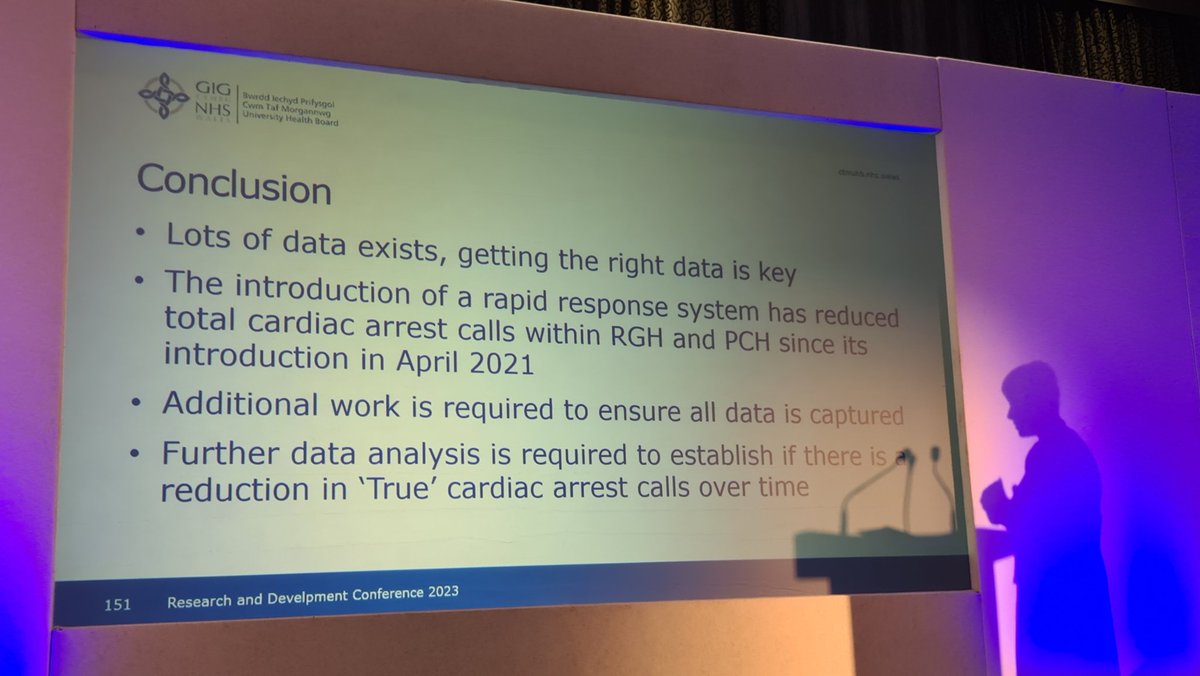 Rapid Response Emergency Call Standardisation Throughout Secondary Sites within @CTMUHB by Vannessa Jones

Team to respond in 15 mins if high risk &amp; AMaT system for data collection

Rapid Response call outomes, preventing death/itu need
#BeResearchActive
<a href="/CTMUHB_RD/">Cwm Taf Morgannwg Research & Development</a>
#Rapidresponse