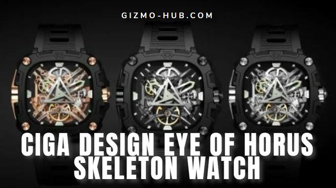 ciga design eye of horus skeleton watch