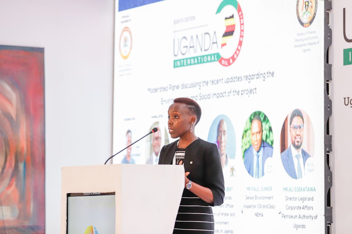 PwC_UG's tweet photo. Day 2 of #UIOGS2023, @NatambaPamela moderated a panel on the “Recent Updates regarding the Environmental and Social impact of the EACOP project.” The discussion revolved around the project's recent developments and the implications on the evironment & society. @EACOP https://t.co/nAVBxTA6Pe