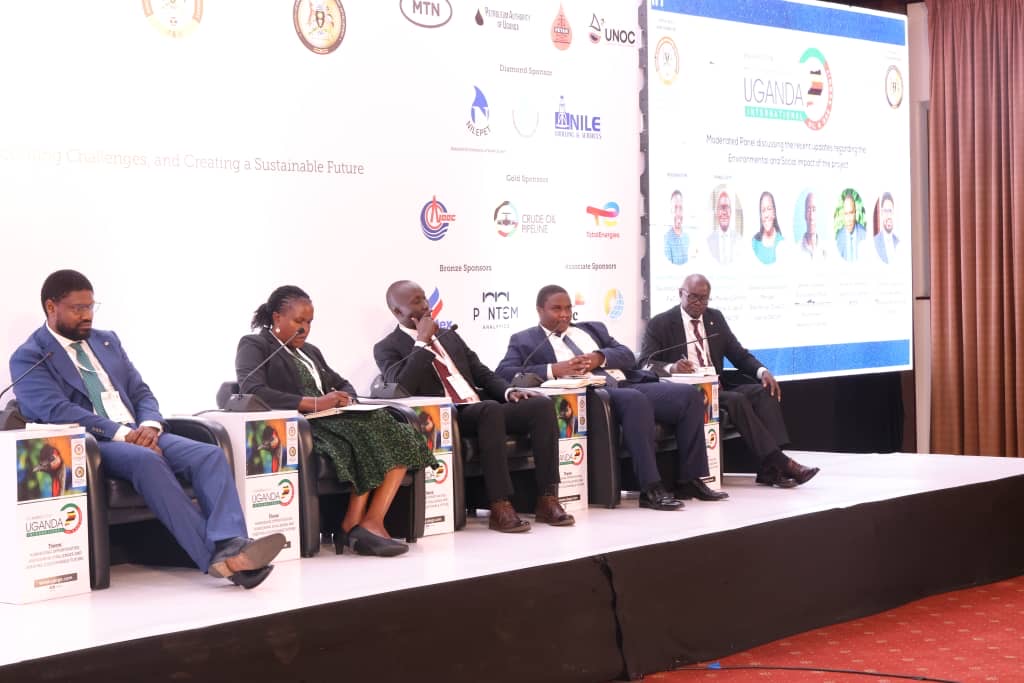 PwC_UG's tweet photo. Day 2 of #UIOGS2023, @NatambaPamela moderated a panel on the “Recent Updates regarding the Environmental and Social impact of the EACOP project.” The discussion revolved around the project's recent developments and the implications on the evironment & society. @EACOP https://t.co/nAVBxTA6Pe