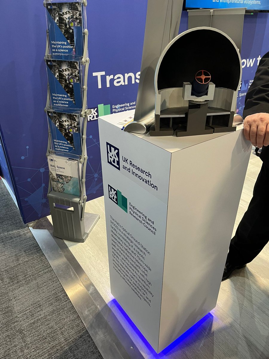 IQNHub's tweet image. If you are at the #UKSC2023 at @BelfastICC, come and visit the @UKRI_News stand K6 in Hall 2 to see models of our @QCommHub #quantum #technologies CubeSat and optical ground station.  You can bag some cool SPOQC mission stickers too! @ukspaceconf #secure #communications #Space