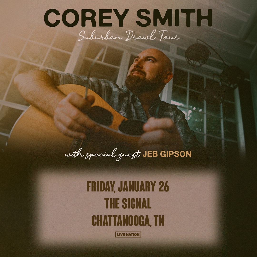 The Signal (@thesignaltn) on Twitter photo If I could do it again, I would NOT miss <a href="/coreysmithmusic/">Corey Smith</a>.
Tickets now on sale. Grab 'em while you can ↪️ fanlink.to/coreysmithsign… If I could do it again, I would NOT miss <a href="/coreysmithmusic/">Corey Smith</a>.
Tickets now on sale. Grab 'em while you can ↪️ fanlink.to/coreysmithsign…