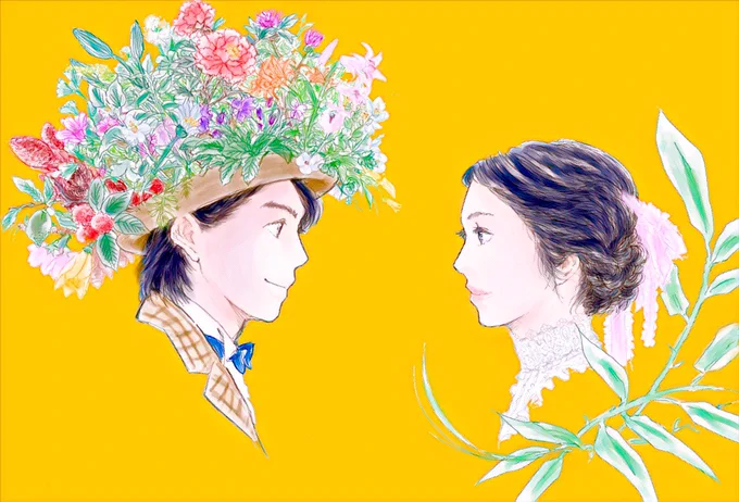 もうすぐ #いい夫婦の日 終わっちゃうけど今まで描いてた朝ドラ絵の推し夫妻まとめてみた #朝ドラらんまん #舞いあがれ #カムカムエヴリバディ 
