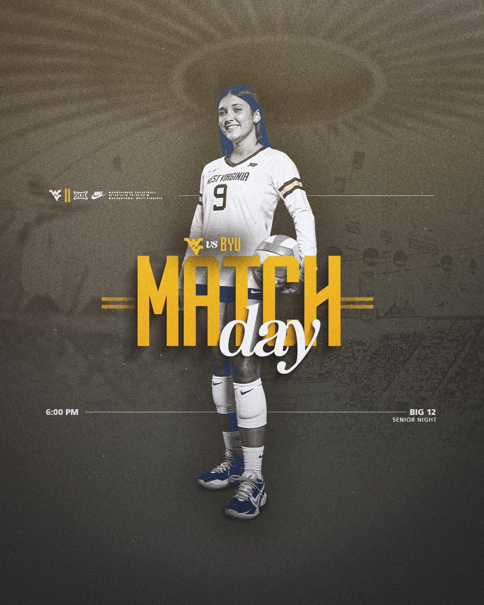 It’s Camilla day! 🙌

🆚 No. 16 BYU
⏰ 6 p.m. 
📍 Morgantown, W. Va.
🏟️ WVU Coliseum
🎉 Senior Night
📊 wvusports.co/3QSEgpr
📺 wvusports.co/3QSEddf
🎟️ wvusports.co/3ntiJGx

#HailWV