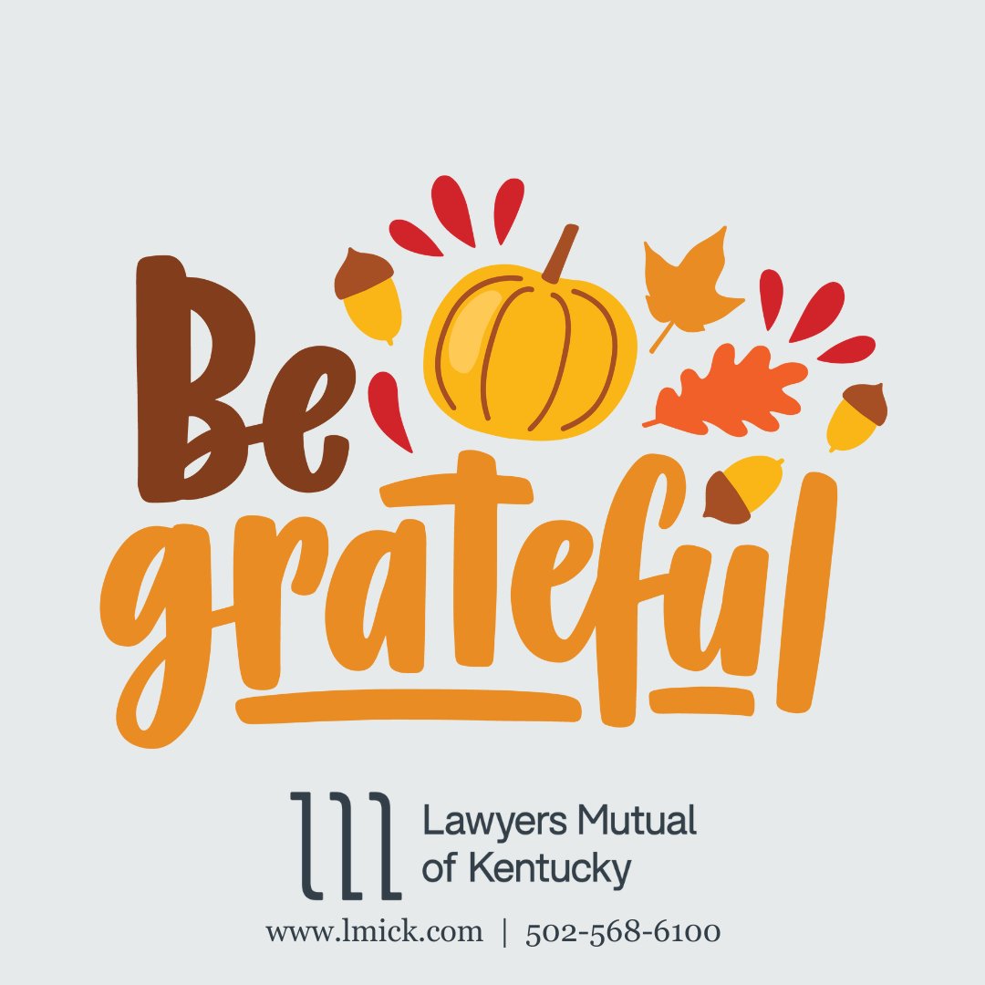 LawyersMutualKY's tweet photo. Embrace the power of gratitude this Thanksgiving! This Thanksgiving, let's reflect on its profound impact on our well-being and relationships. Read more about this from @TierOne360 https://t.co/h7WEnVGDQc
#WellnessWednesday #BartheStigma https://t.co/Ysr6I98RQ0