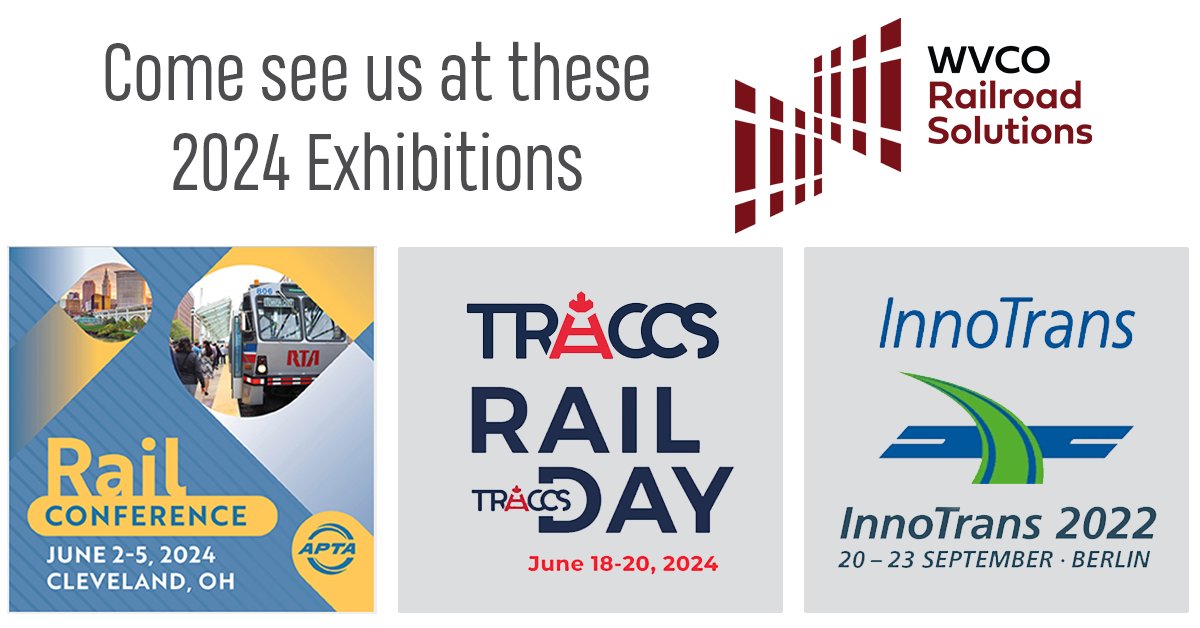 wvco's tweet image. Exciting times ahead as we prepare to attend the Rail Conference in Ohio, Traccs Rail Day, and Innotrans next year. More details coming your way soon!
#WVCO #engineeredsolutions #performancesolutions #service #innovation #integrity #manufacturing #partner