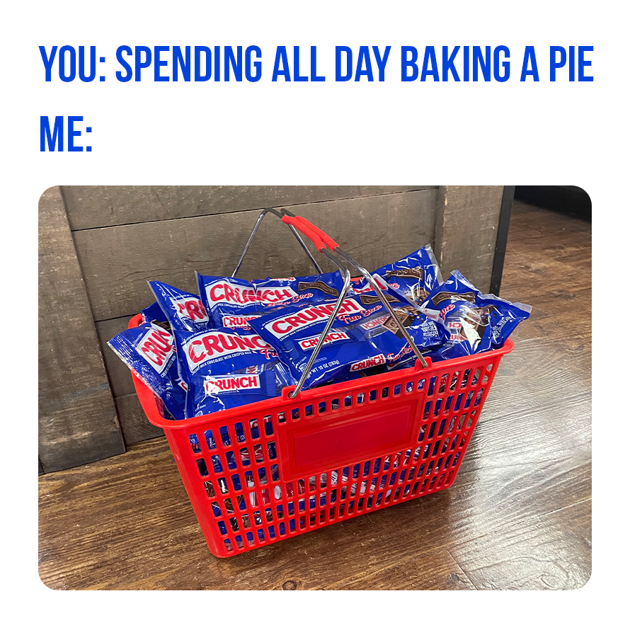 crunchbar's tweet photo. Work smarter, not harder. RT if you think CRUNCH is the ultimate Thanksgiving dessert. ๐ซ
#CRUNCH #crunchbar #Thanksgiving https://t.co/QRoNz1PrMh