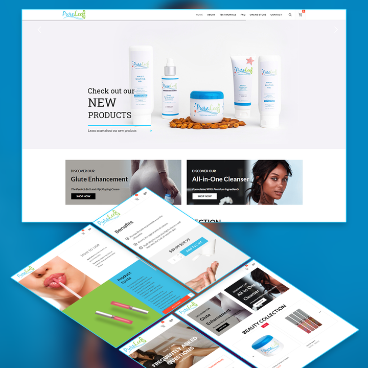 DoubleDome's tweet image. We started working with PureLeef in early 2020 when we took over support of their Woocommerce store.  We improved the site overall performance, added enhanced security features and also modified the functionality to allow for a separate product line.  #webdesigner #websupport