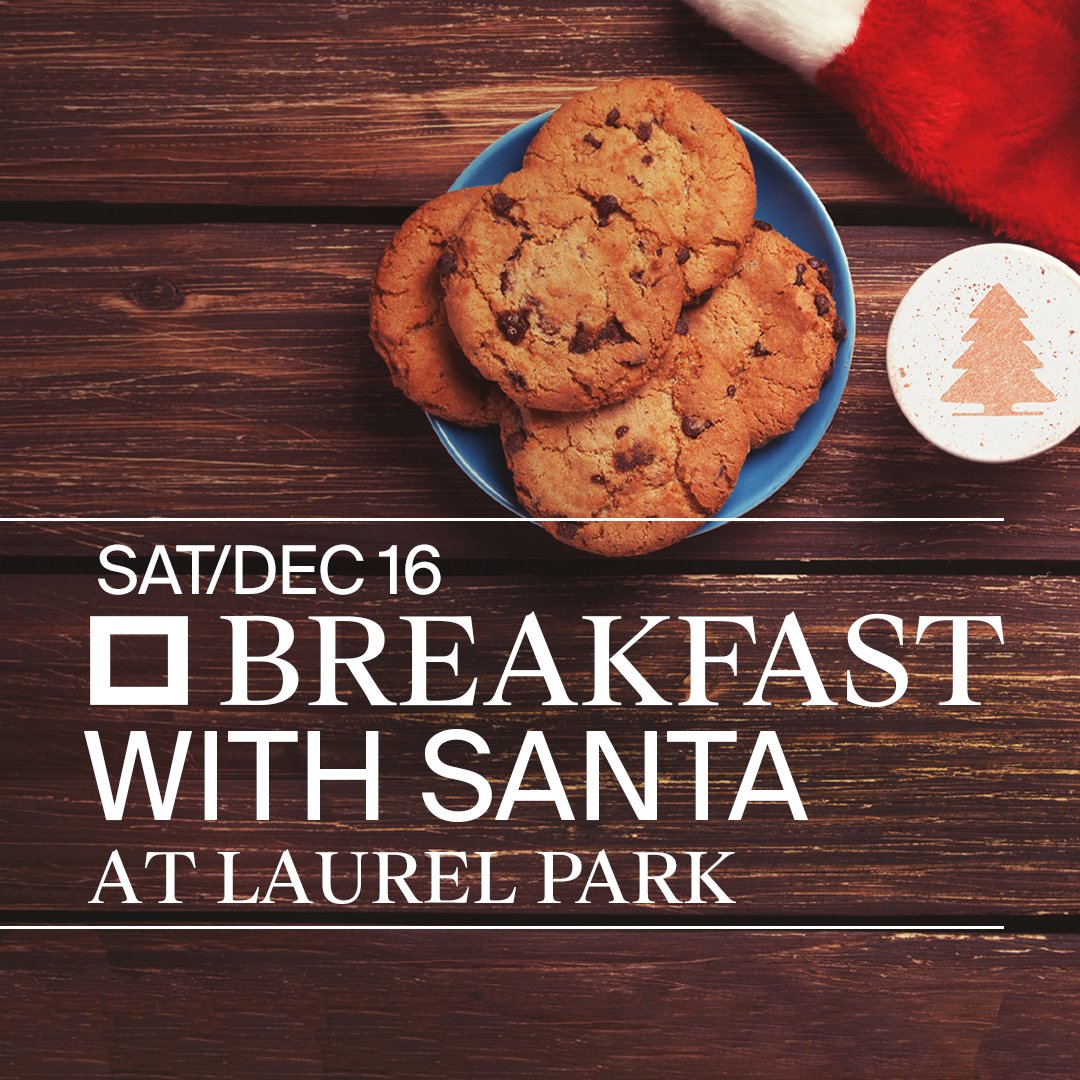 Jingle all the way to #LaurelPark on Saturday, December 16 to find out if you're on the Nice List. Join us for Breakfast with Santa before he gets too busy in his workshop. Visit bit.ly/MJCBreakfastWi… for more details and tickets.