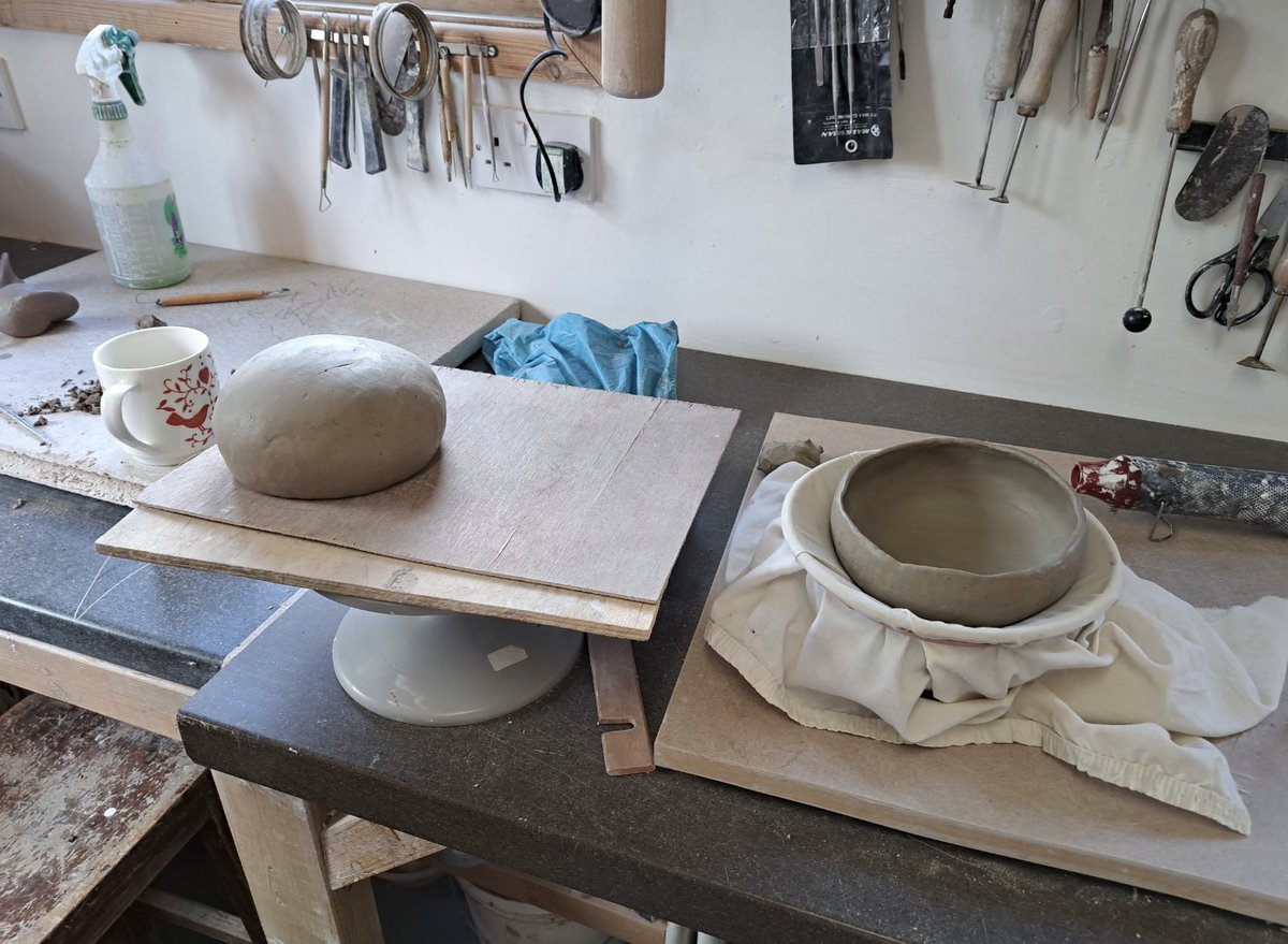 Gerry has been working hard recently - inside, and outside, of the office.

Having started a pottery course a few weeks ago, she's already learning the ropes and looking forward to learning even more.

Is anyone in the market for some PMX pottery? 🏺