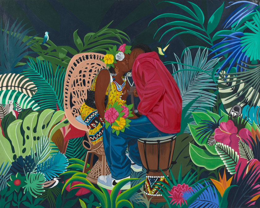 oxfordamerican's tweet image. “But, as it does with my family, fabric in Muna Moto also holds more personal memories.” — Qaman Omar in a study of textiles and memories from the fall #FilmIssue. 
oxfordamerican.org/magazine/issue…
Image by Fosso Jometio Féraul (@FFeraul). Courtesy the artist.