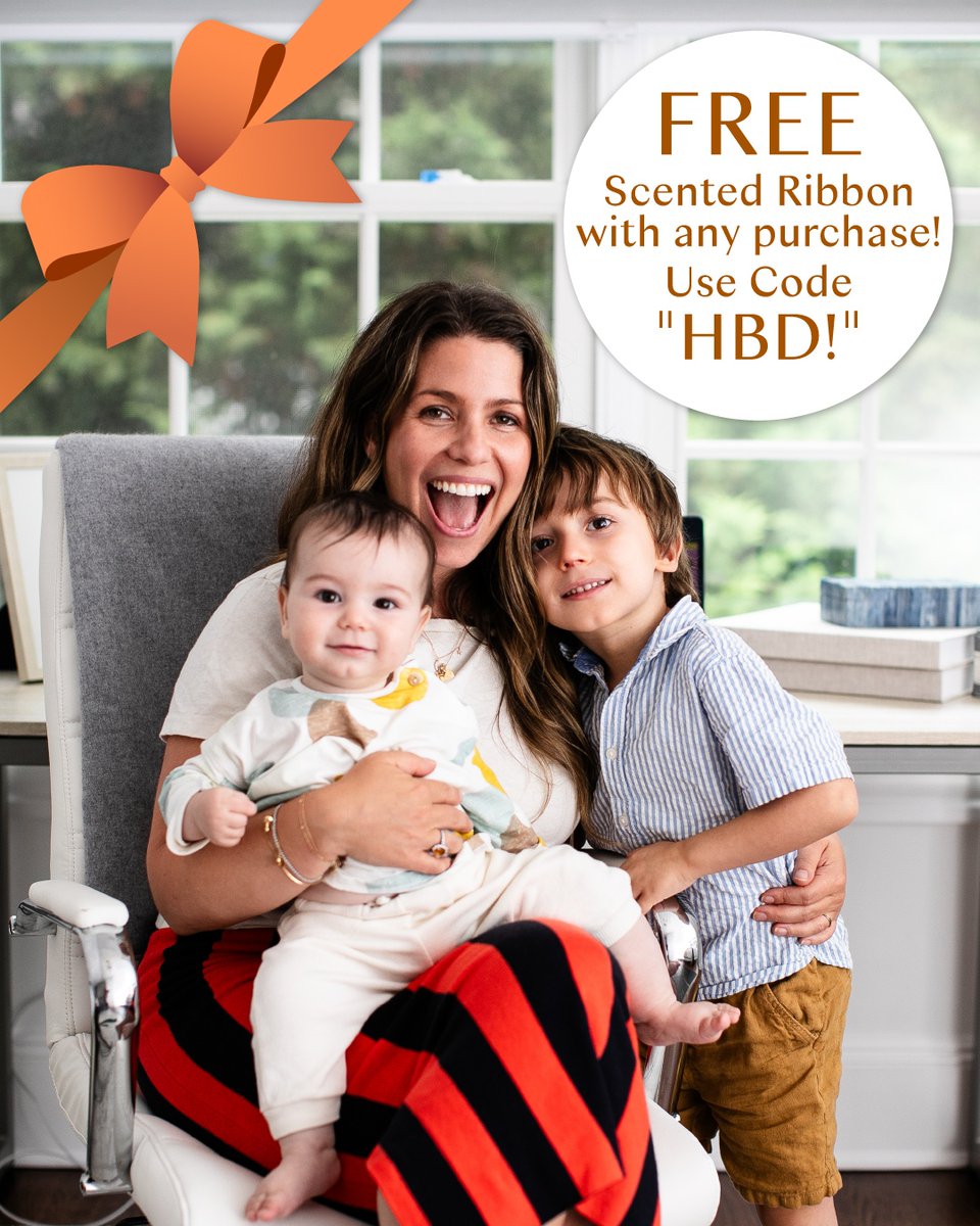When you're a Thanksgiving baby, it's in your DNA to GIVE! I hope you know how grateful I am for your support this past year. Enjoy our biggest sale of the year AND for today only, get a free scented ribbon with your purchase! 🎀 Love you! xx Jess 🫶🏻