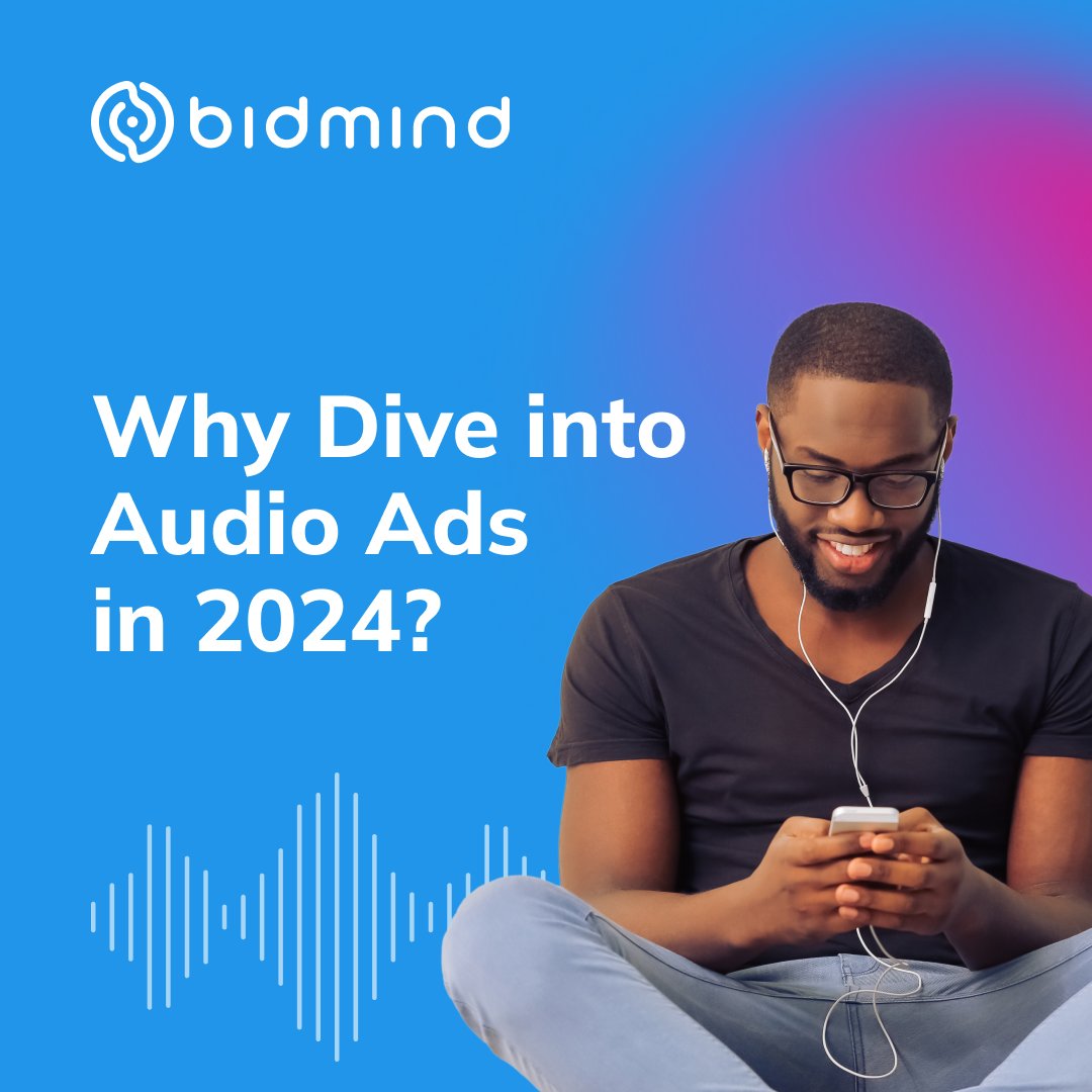 BidMindads's tweet photo. Audio advertising is making waves, and here's why you should consider investing in it this year:  
📊 Impressive Stats
⏰ Daily Engagement
🚫 Unskippable Advantage
🎯 Precise Targeting
Reach the right people at the right time with pinpoint accuracy https://t.co/Cw8CbvW0zn