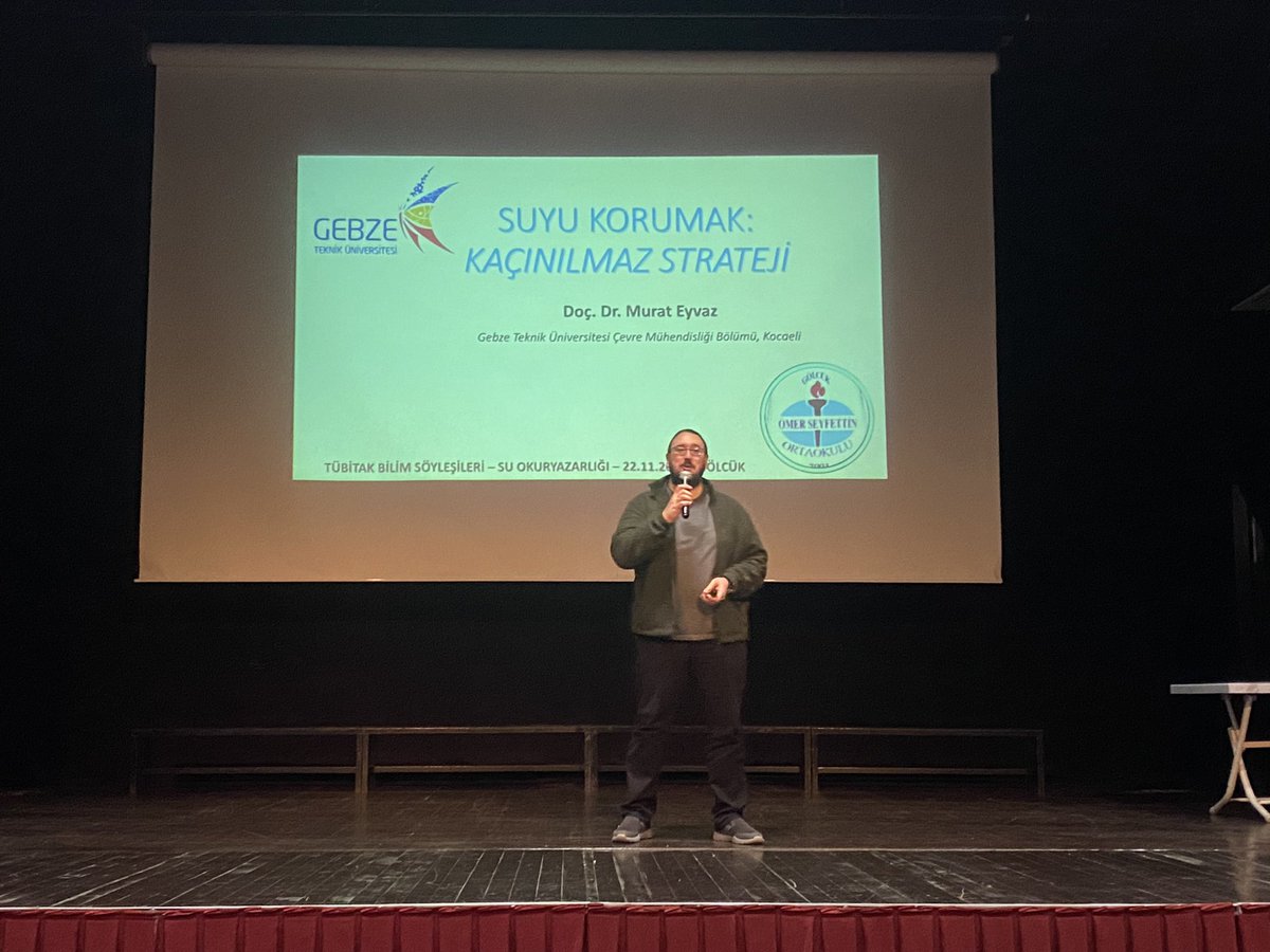 golcuk_mem's tweet photo. TÜBİTAK Bilim Söyleşileri 🔬
Ömer Seyfettin Ortaokulu Kazıklı Kervansaray Kültür Merkezinde Gebze Teknik Üniversitesi Çevre Mühendisliği Bölümü öğretim üyesi Doç. Dr. Murat Eyvaz tarafından "Suyu Korumak: Kaçınılmaz Strateji" konulu söyleşiyi gerçekleştirmiştir.
@tcmeb https://t.co/KLOnqioAtM