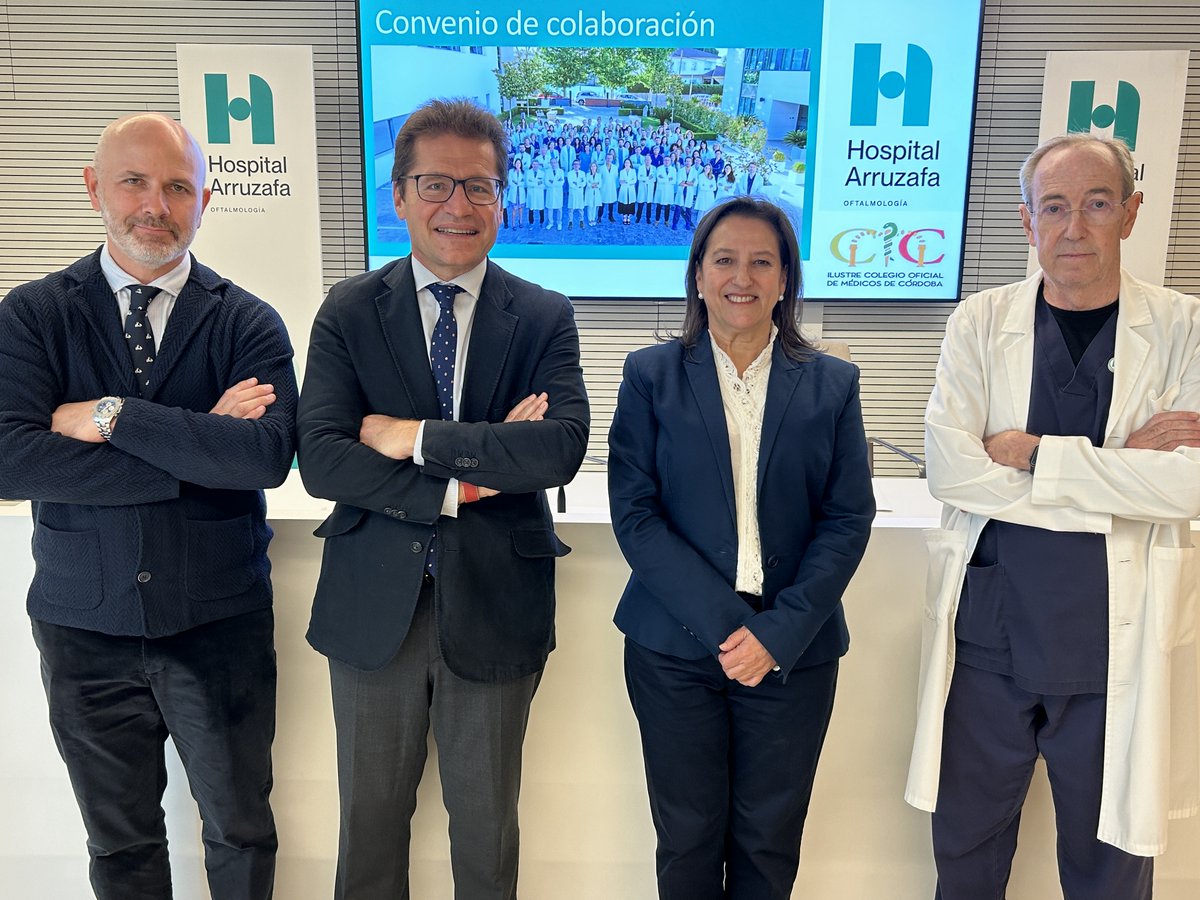 HArruzafa's tweet photo. Hospital Arruzafa firma un convenio con el Colegio de Médicos de Córdoba (@colmedcordoba)  para promocionar la salud. 
LEER MÁS: https://t.co/Z1KUK1SlRU https://t.co/KqEOVZLSPL