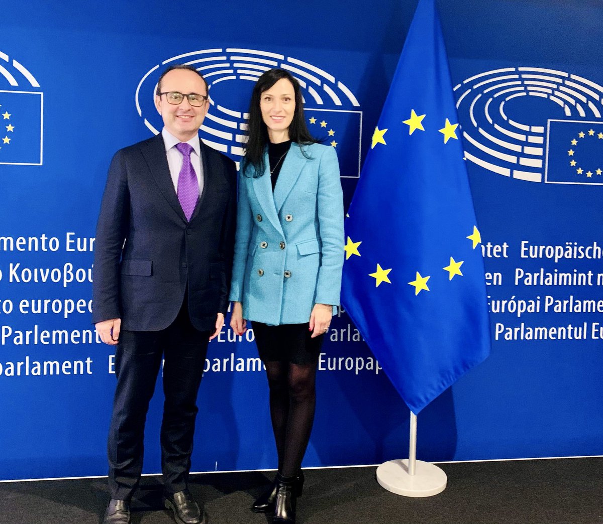 Always a pleasure to meet 🤝 @EP_Industry chair @CristianSBusoi to share ideas on: 📌 key role of innov'📱 📌 protection of EU industry 📌 support for SMEs Thank you for the support throughout the years for BG & RO accession in #Schengen.