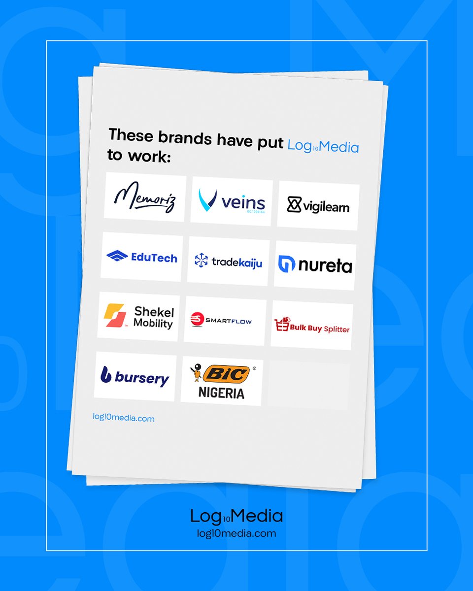 Here are some of the startups we have served. ✌ 

We look forward to serving even more start-ups with customized, flexible, and innovative marketing solutions tailored to their individualities. 

#ourclients
#whoweserve
#marketingagency
#log10media