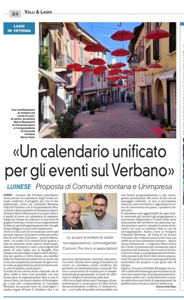 La proposta del Vicepresidente <a href="/marcofazio82/">Marco Fazio</a> . Grazie <a href="/La_Prealpina/">La Prealpina</a>