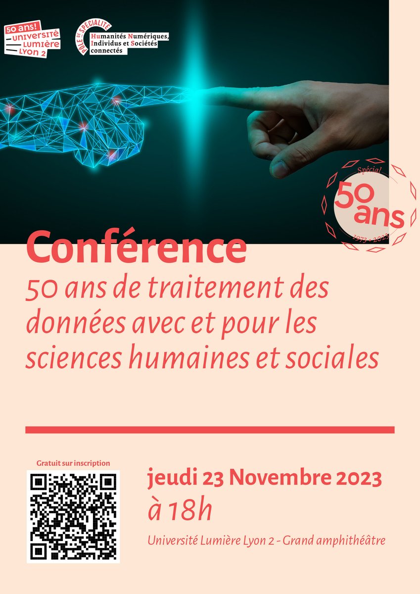 Laboratoire Coactis (@labo_coactis) on Twitter photo "50 ans de traitement des données avec et pour les sciences humaines et sociales", c'est demain à Lyon. <a href="/I_PrimAllaz/">Isabelle Prim-Allaz</a> interviendra à 19h15 sur "Mobiliser les données pour comprendre les comportements de consommation au service des transitions actuelles".
univ-lyon2.fr/recherche/agen… "50 ans de traitement des données avec et pour les sciences humaines et sociales", c'est demain à Lyon. <a href="/I_PrimAllaz/">Isabelle Prim-Allaz</a> interviendra à 19h15 sur "Mobiliser les données pour comprendre les comportements de consommation au service des transitions actuelles".
univ-lyon2.fr/recherche/agen…