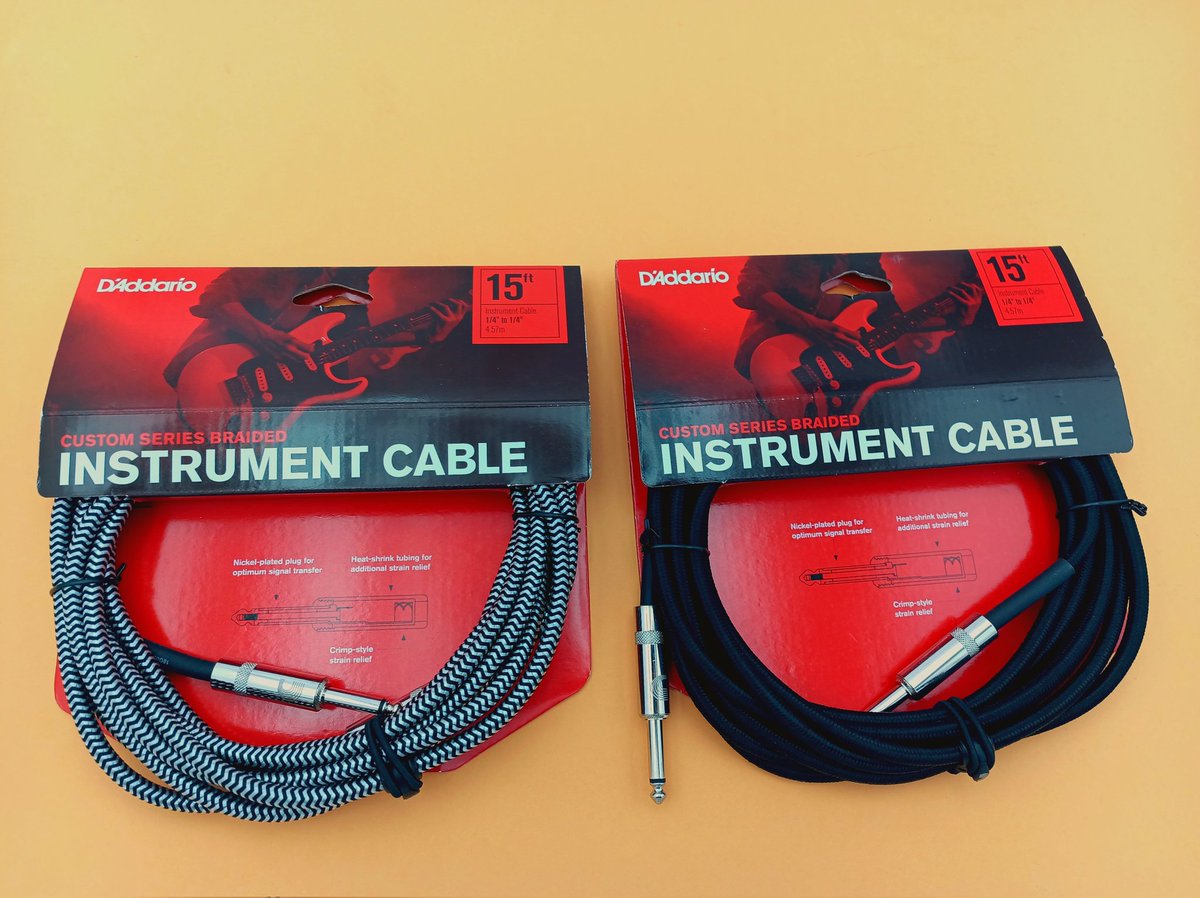 ramirez_your's tweet photo. El cable Custom Series Braided de D'Addario permite a tu instrumento brillar transmitiendo presencia y carácter de forma transparente.

Si te preocupas por el sonido de tu guitarra en versión amplificada este es tu cable. 
😄🎸🎼 https://t.co/Wp8tjdmKJd
