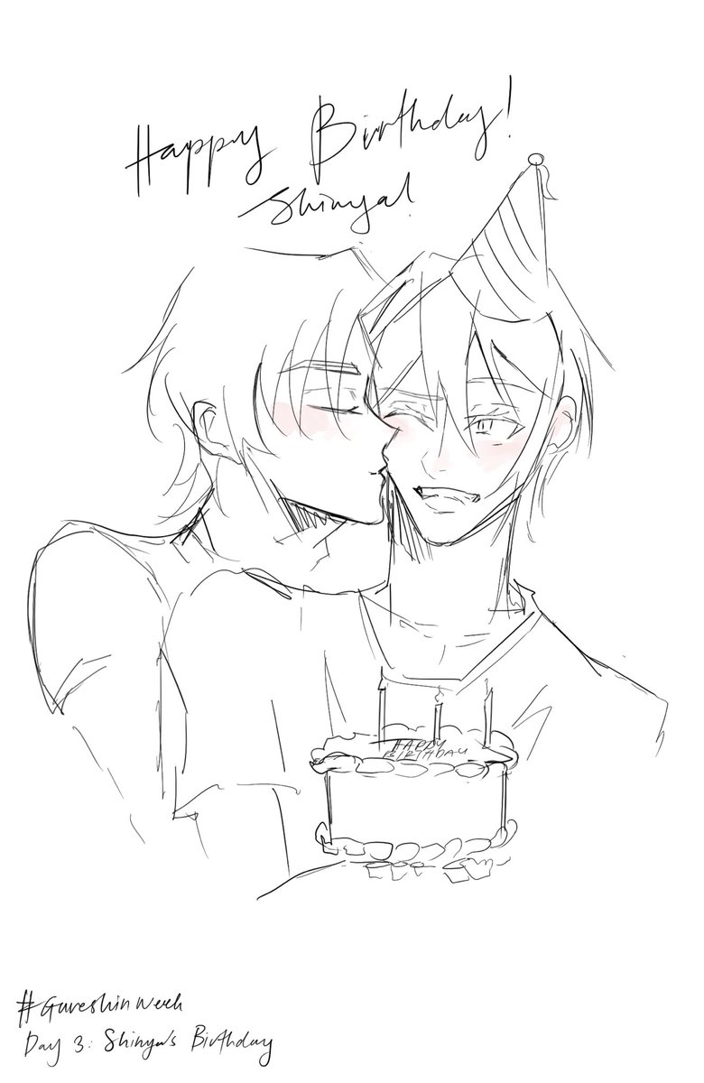 #gureshinweek2023 
day 3: shinya’s birthday
HAPPY BIRTHDAY BB