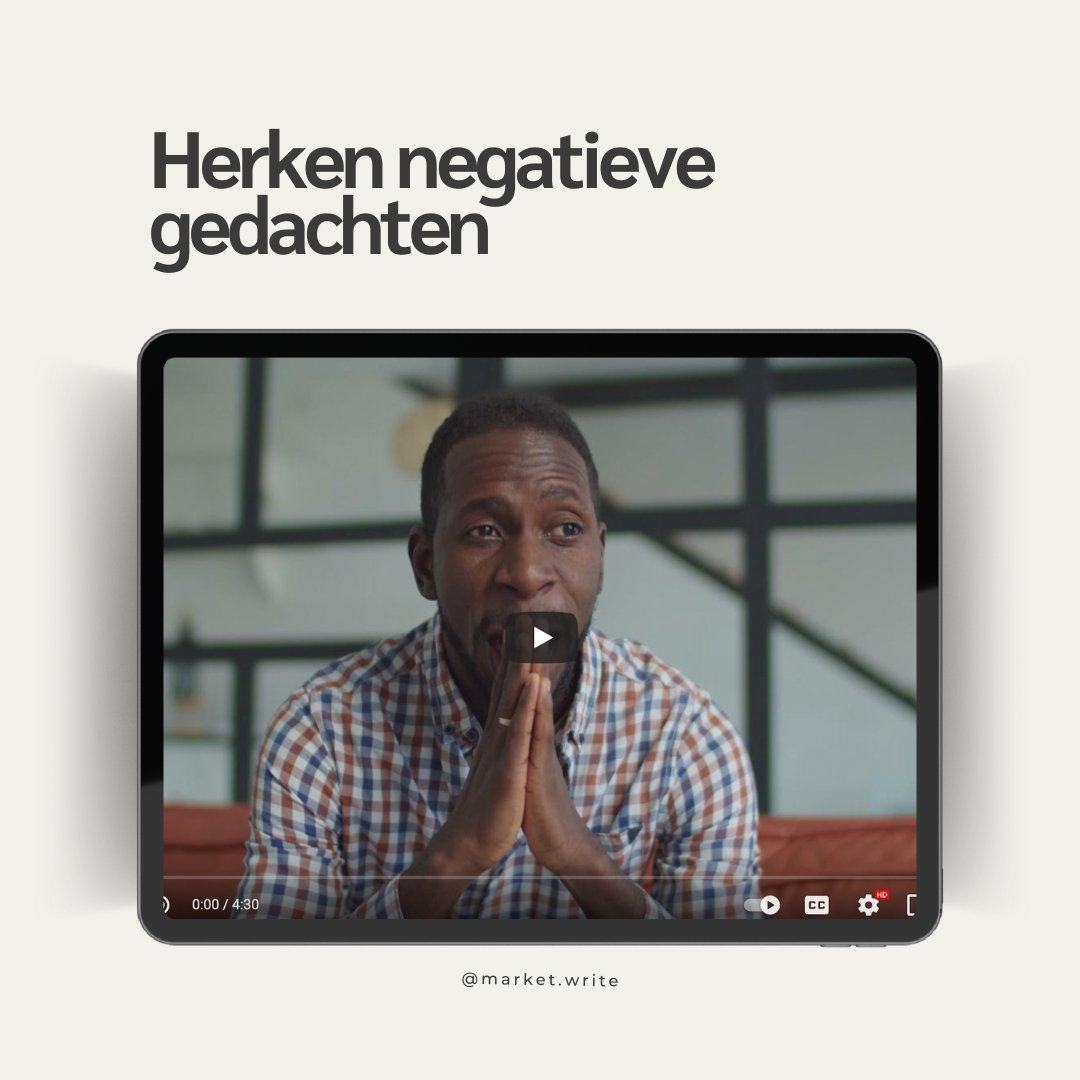 marketwrite's tweet image. Als je op de mensen om je heen let, dan kun je precies zeggen wie er in zijn hoofd zit - en wie niet. En dan merk je ook dat lang niet iedereen die glimlach op zijn gezicht draagt. Heb jij door wanneer je in je hoofd zit? Tips: youtube.com/watch?v=hvKYi0…