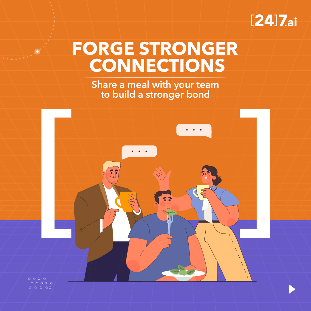 247ai_India's tweet photo. At [24]https://t.co/lRK9CPGtXa, our team's well-being is a top priority. 
From check-in calls to milestone celebrations, these five ways reflect one’s commitment to their team’s well-being. 

Together, we grow stronger in spirit and purpose.  #TeamWellBeing 

#247ai #hiring https://t.co/bRttm6UA6d