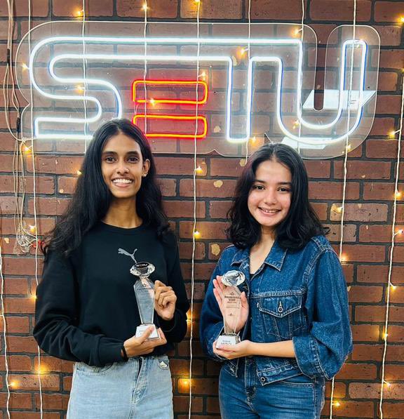 This year, we continued a tradition we started last year in the memory of our dear colleague Hrishikesh Muley &amp; gave Promising Star Award 2023 to Nisha and Preksha!

They earned this recognition through their passion &amp; we're glad that Setu becomes a platform for their growth!