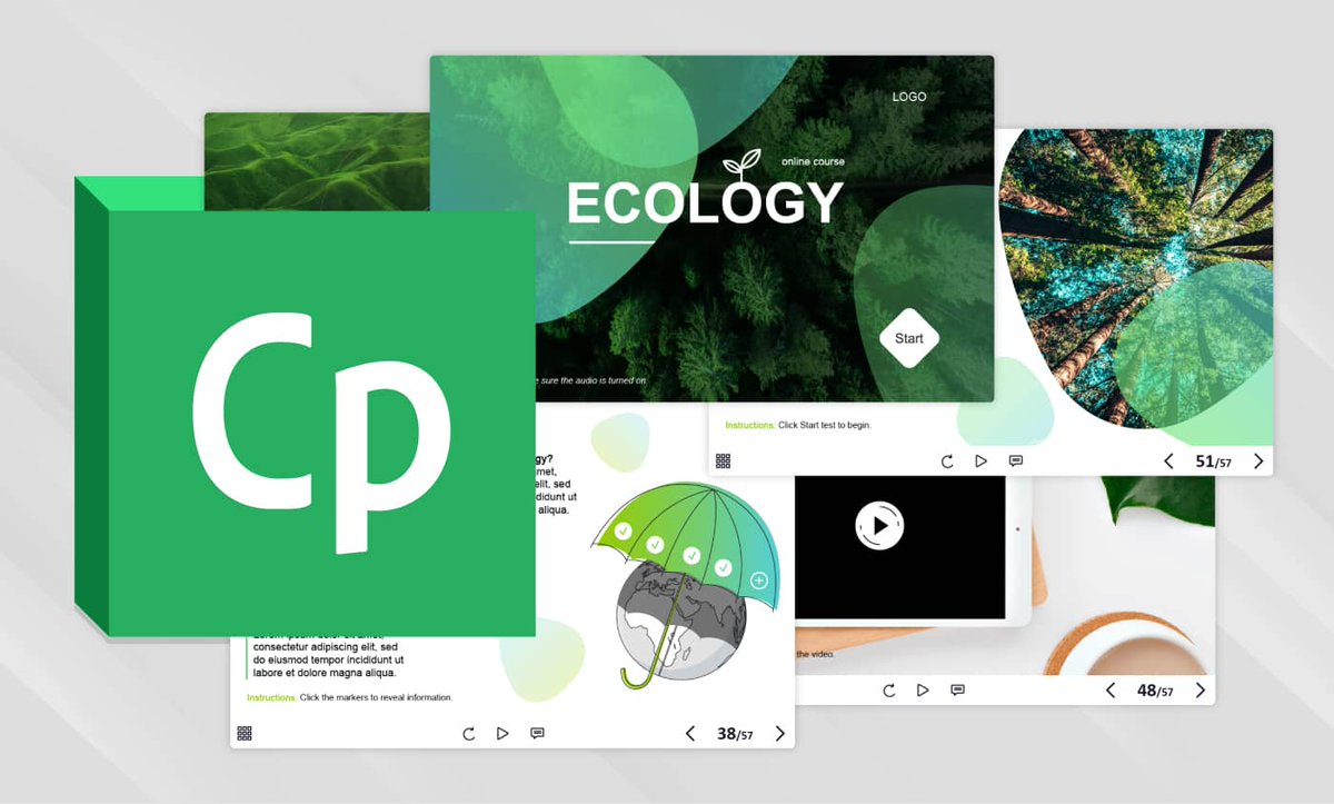 elearningchips's tweet photo. The new Ecology Course Starter Template for #AdobeCaptivate is already in stock!
Explore the novelty now: https://t.co/tBZrdLkwKa
#AdobeCaptivate #eLearning #elearningdevelopment #rapidcoursedevelopment #elearningtemplates #CaptivateTemplates #AdobeCaptivateTemplates #ecology https://t.co/ThQkLz5jmk