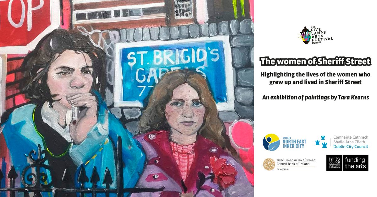 Five Lamps Arts Festival (@5lampsarts) on Twitter photo "The Women of Sheriff Street," an exhibition of paintings by Dublin artist Tara Kearns.
đź“…November 29th to December 15th (Mon-Fri)
⏲️ 10 am to 4 pm
📍 Central Bank of Ireland, North Wall Quay, Dublin 1, December 1st, 4th, and 5th, the exhibition will be closed.
<a href="/centralbank_ie/">Central Bank of Ireland</a> "The Women of Sheriff Street," an exhibition of paintings by Dublin artist Tara Kearns.
đź“…November 29th to December 15th (Mon-Fri)
⏲️ 10 am to 4 pm
📍 Central Bank of Ireland, North Wall Quay, Dublin 1, December 1st, 4th, and 5th, the exhibition will be closed.
<a href="/centralbank_ie/">Central Bank of Ireland</a>