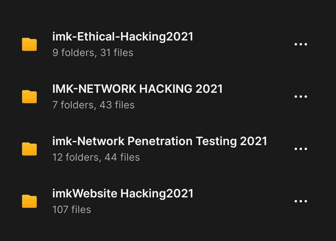 ZabihullahAtal's tweet photo. Cybersecurity Professional's Four Favorite Courses in a Single Drive! 

Learn and Hack!

IMK CYBER TECH Free Courses! 

√  Ethical Hacking
√  Network Hacking
√  Network Penetration Testing 
√  Website Hacking 

Courses Link: 
https://t.co/RldOE1XYV9

Follow @ZabihullahAtal for Free Tech Knowledge, Tech Updates, and Career Growth.