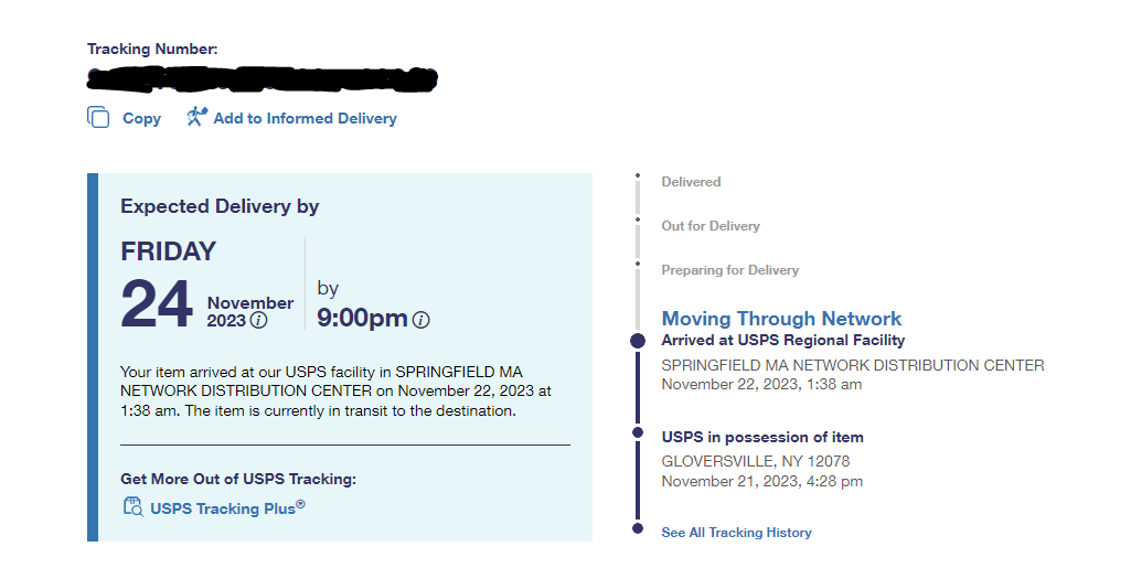 Hey @USPSHelp : why on earth would a package sent from Gloversville, NY that is destined for Schenectady, NY travel all the way to the Springfield, MA distribution center, when there's a distribution center in nearby Albany, NY? This makes no sense!