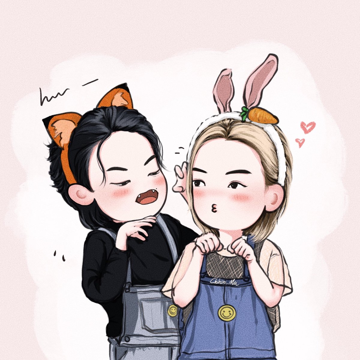 Watermelon_zi's tweet photo. 🦊&amp;🐰
#BossNoeul 
#BoNoh 
#Noeulnuttarat 
#Bosschaikamon https://t.co/edxg12w2kB
