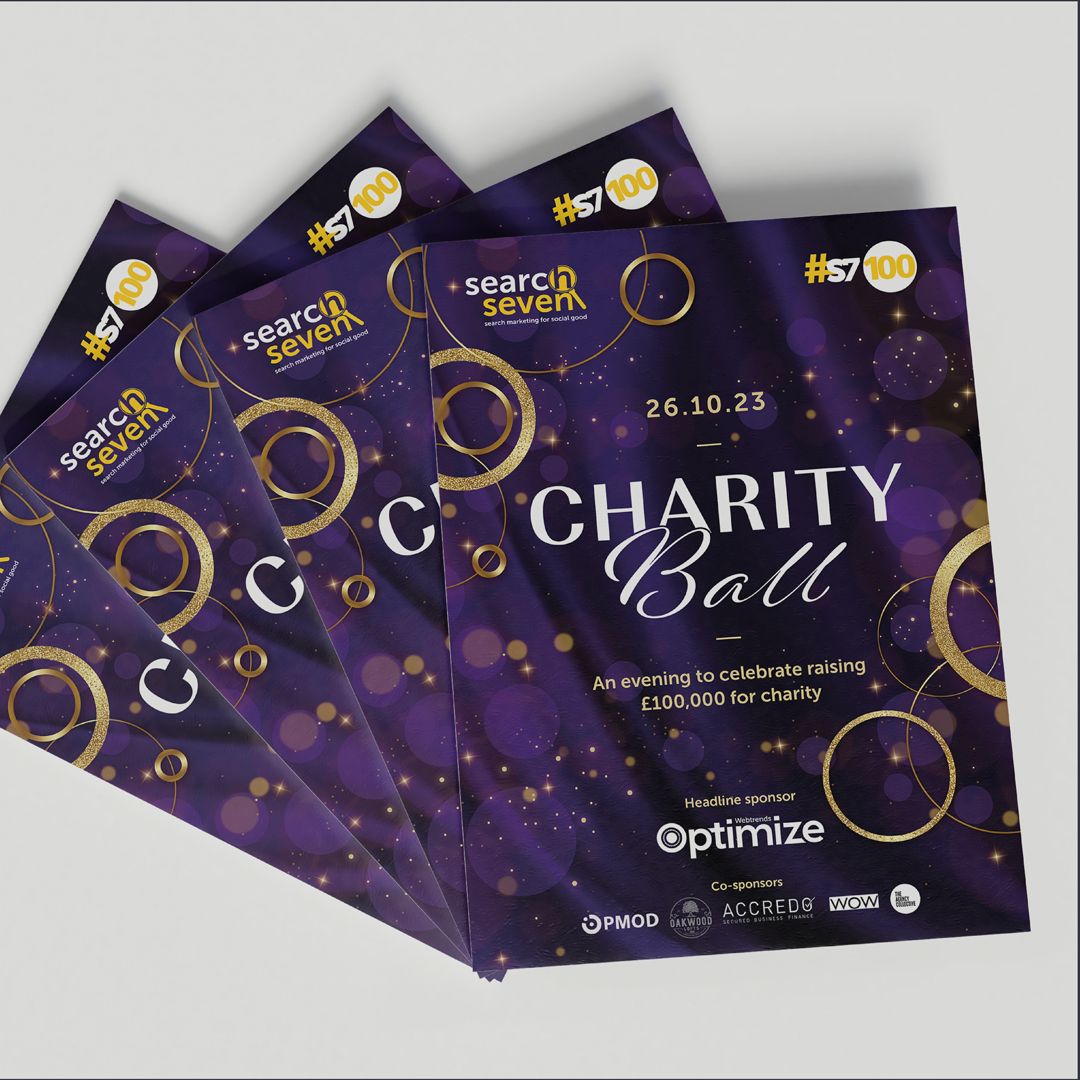 meandyoucreates's tweet photo. We were delighted to support the @searchseven team and their amazing achievement of raising £100,000 for charity. To celebrate, they hosted a charity ball and asked us to help create graphics for the event. #EventBranding #CharityBall #EventCollateral https://t.co/kNPIXG2Eos