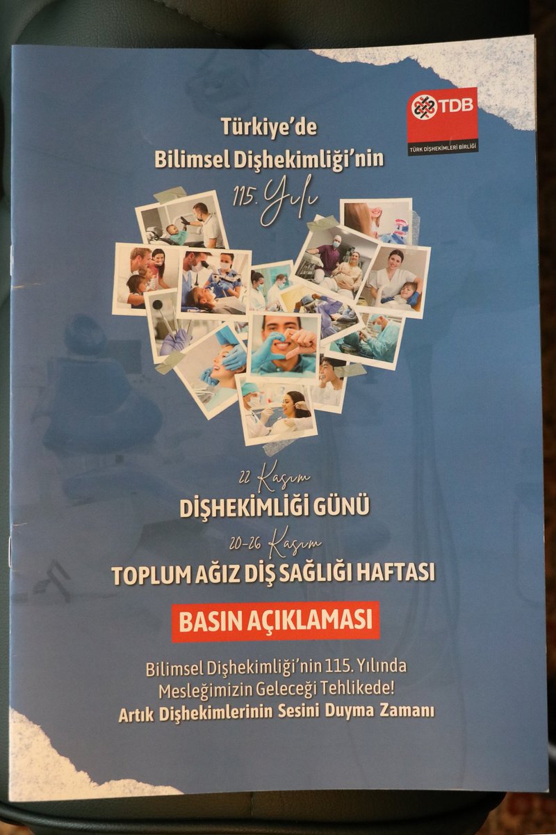 Türkiye'de bilimsel dişhekimliğinin 115'inci yılında 22 Kasım Dişhekimliği Günü'nü kutluyorum.

Dün Türk Dişhekimleri Birliği Genel Başkanı Tarık İşmen ve Merkez Yönetim Kurulu ile yaptığım görüşmede de ifade ettiğim gibi Türk Dişhekimleri Birliği'nin 8 ana başlıkta özetlediği…